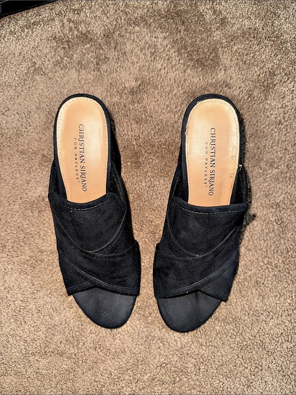 Christian Siriano for Payless Black Heeled Mules